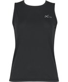【シーダブリューエックス/CW-X】の【WOMEN】 CW-X トップス 【薄軽ランニングシャツ】 ノースリーブ タンクトップ Uネック 吸汗速乾性(本体) レディース DLY150 /ワコール ブラック|ID: prp329100004524072 ipo3291000000032001821