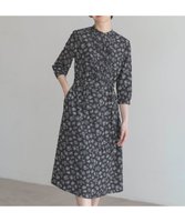 【ジェイ プレス/J.PRESS】の【WEB限定カラーあり・洗える】ラインフラワープリント ワンピース 人気、トレンドファッション・服の通販 founy(ファニー) ファッション Fashion レディースファッション WOMEN ワンピース Dress エレガント 上品 Elegant 洗える Washable カフス Cuffs フェミニン Feminine フラワー Flower ブラウジング Browsing プリント Print ペチコート Petticoat ポケット Pocket メタル Metal リボン Ribbon A/W・秋冬 Aw・Autumn/Winter・Fw・Fall-Winter 再入荷 Restock/Back In Stock/Re Arrival |ID:prp329100004524077