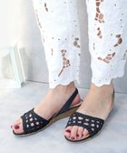 【ガイモ/gaimo】の【gaimo/ガイモ】サテンメッシュスリングバック ブラック|ID: prp329100004524079 ipo3291000000032001845