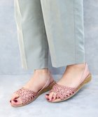 【ガイモ/gaimo】の【gaimo/ガイモ】サテンメッシュスリングバック ピンク|ID: prp329100004524079 ipo3291000000032001846