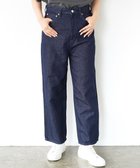 【サキュウ/caqu】の【洗える/リネン混/涼しい】FS linen ankle boy s アンクル丈 ゆったりボーイフィットデニム rinse|ID: prp329100004524082 ipo3291000000034276987