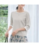 【自由区/JIYU-KU】の【アンサンブル対応・洗える】レーヨンストレッチ7分袖 ニット 人気、トレンドファッション・服の通販 founy(ファニー) ファッション Fashion レディースファッション Fashion for Women トップス・カットソー Cut & Sew Tops ニット Knit Tops & Sweaters アンサンブルニット Knit Ensembles & Twin Sets アンサンブル Ensemble Set エレガント 上品 Elegant カーディガン Cardigan, Knitwear コンパクト Compact, Small Size シンプル Simple, Minimal ストレッチ Stretch, Stretchy Fabric セーター Sweater, Knitwear フィット Fit, Slim Fit 洗える Machine Washable A/W・秋冬 Autumn/Winter thumbnail ベージュ|ID: prp329100004524093 ipo3291000000033678946