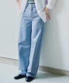 【23区/NIJYUSANKU】の【GLOW5月号掲載/洗える】ライトダンガリー ワイドパンツ 人気、トレンドファッション・服の通販 founy(ファニー) 雑誌掲載アイテム Magazine Items ファッション雑誌 Fashion Magazines グロー GLOW ファッション Fashion レディースファッション WOMEN パンツ Pants デニムパンツ Denim Pants インディゴ Indigo 春 Spring 洗える Washable 5月号 May Issue クロップド Cropped 軽量 Lightweight シンプル Simple スリーブ Sleeve 雑誌 Magazine ダンガリー Dungarees ツイル Twill デニム Denim ビスチェ Bustier フレア Flare ワイド Wide S/S・春夏 Ss・Spring/Summer おすすめ Recommend 夏 Summer 2025年 2025 2025春夏・S/S Ss,Spring/Summer,2025 thumbnail ライトインディゴ|ID: prp329100004524096 ipo3291000000032001906