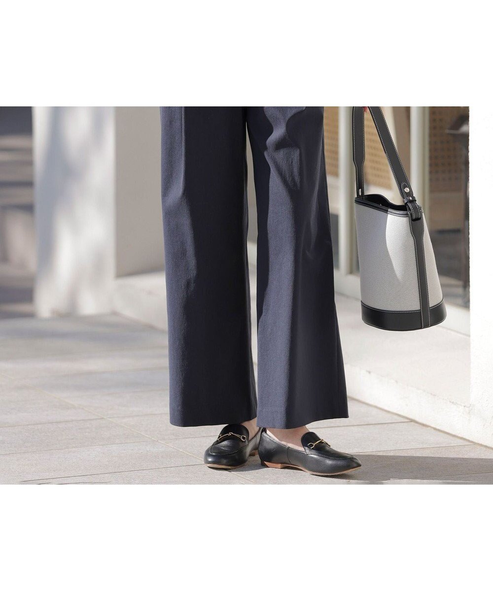 【ジェイ プレス/J.PRESS】の【洗える】セルロースリネンストレッチ タックワイドパンツ インテリア・キッズ・メンズ・レディースファッション・服の通販 founy(ファニー) 　ファッション　Fashion　レディースファッション　Fashion for Women　パンツ　Pants & Trousers　ストレッチ　Stretch, Stretchy Fabric　ストレート　Straight, Straight Cut　フォーマル　Formal, Dressy　フロント　Front, Front Design　ワイド　Wide, Wide Fit　夏　Summer　春　Spring　S/S・春夏　SS, Spring/Summer, Warm Season　洗える　Machine Washable　ネイビー系|ID: prp329100004524097 ipo3291000000032760766