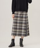 【ジェイ プレス/J.PRESS】の【洗える】テトロンレーヨン/ウール milledタータン スカート ベージュチェック系|ID: prp329100004524098 ipo3291000000032001914