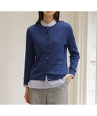 【ジェイ プレス/J.PRESS】の【洗える】KNIT BASIC クルーネック カーディガン トップブルー系|ID: prp329100004524105 ipo3291000000033676823