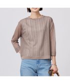 【ジェイ プレス/J.PRESS】の【WEB限定カラーあり・洗える】Vis/Peスパーク シアー ニット モカ系|ID: prp329100004524106 ipo3291000000032143914