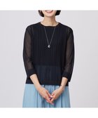 【ジェイ プレス/J.PRESS】の【WEB限定カラーあり・洗える】Vis/Peスパーク シアー ニット 人気、トレンドファッション・服の通販 founy(ファニー) ファッション Fashion レディースファッション WOMEN トップス・カットソー Tops/Tshirt ニット Knit Tops インナー Inner シアー Sheer ジャケット Jacket セーター Sweater ドレープ Drape ボトム Bottom レーシー Lacey 夏 Summer 春 Spring S/S・春夏 Ss・Spring/Summer 洗える Washable thumbnail ネイビー系|ID: prp329100004524106 ipo3291000000032225170