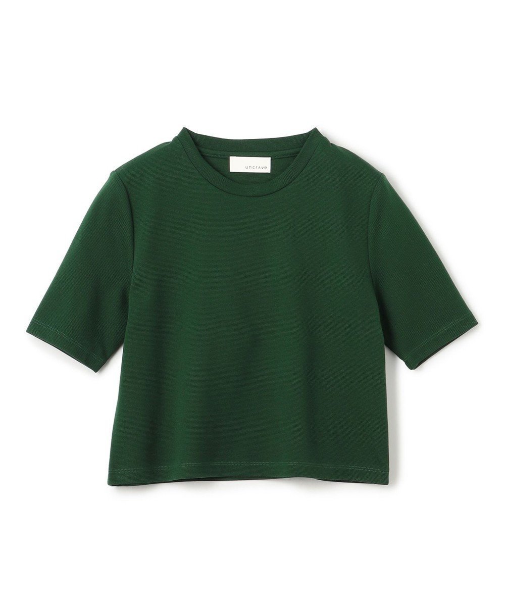 【アンクレイヴ/uncrave】のコットンミラノ ショート丈 Tシャツ(uncrave WHITE) インテリア・キッズ・メンズ・レディースファッション・服の通販 founy(ファニー) 　ファッション　Fashion　レディースファッション　WOMEN　トップス・カットソー　Tops/Tshirt　シャツ/ブラウス　Shirts/Blouses　ロング / Tシャツ　T-Shirts　カットソー　Cut and Sewn　インナー　Inner　カットソー　Cut And Sew　クラシカル　Classical　コンパクト　Compact　ショート　Short　シルケット　Mercerization　雑誌　Magazine　バランス　Balance　ボトム　Bottom　ミラノ　Milan　A/W・秋冬　Aw・Autumn/Winter・Fw・Fall-Winter　S/S・春夏　Ss・Spring/Summer　夏　Summer　エレガント 上品　Elegant　グリーン|ID: prp329100004524108 ipo3291000000032001966