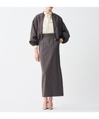 【アンクレイヴ/uncrave】の【洗濯機洗い可】ツイミーツイル Iラインスカート スレート|ID: prp329100004524111 ipo3291000000032001981