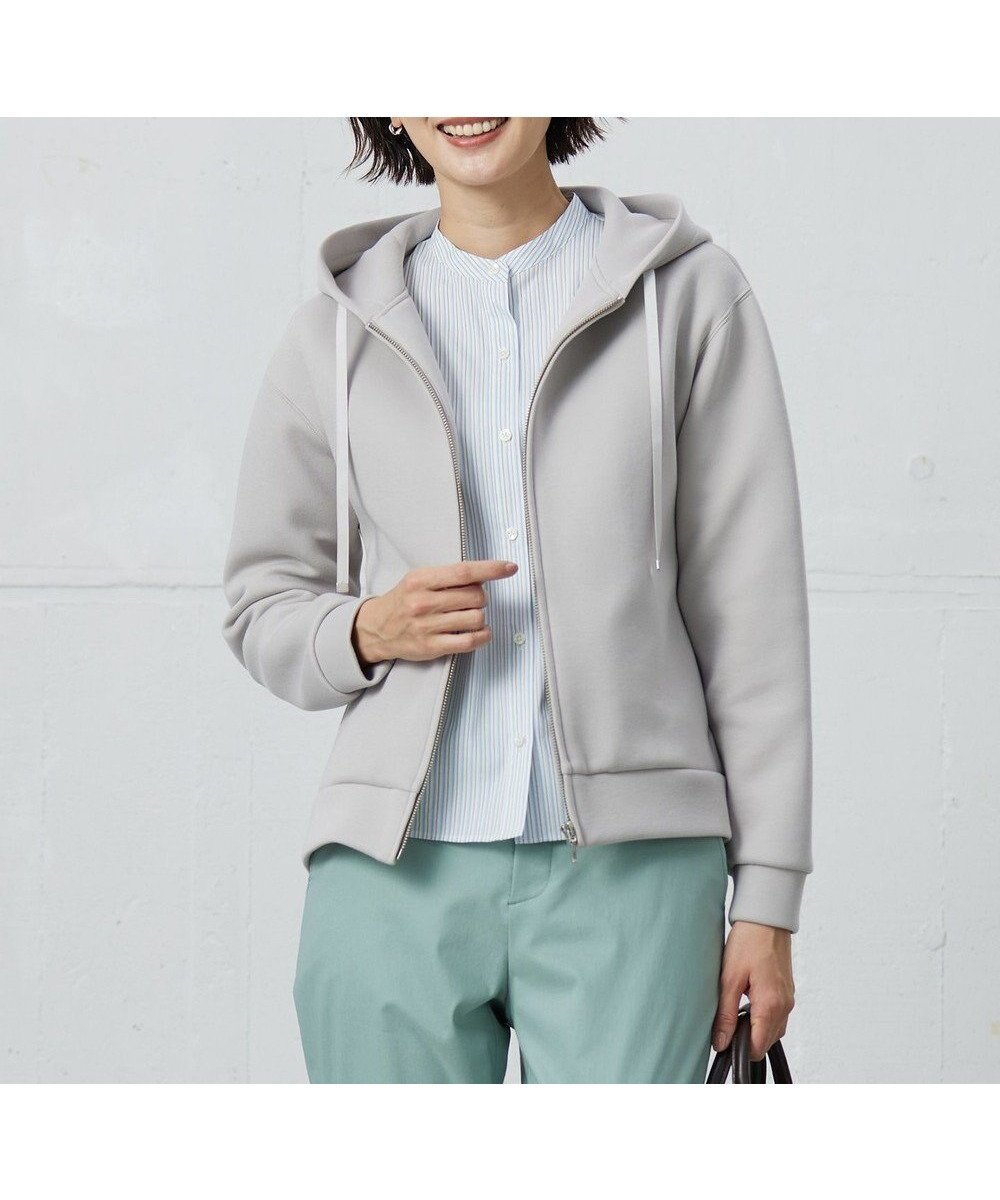 【ジェイ プレス/J.PRESS】のダンボールジャージー パーカー インテリア・キッズ・メンズ・レディースファッション・服の通販 founy(ファニー) ファッション Fashion レディースファッション Fashion for Women トップス・カットソー Cut & Sew Tops レディースパーカー・カジュアルフーディー Casual Hoodies & Sweatshirts パーカー Hoodie, Parka ポケット Pocket, Pocket Detail メタル Metal, Metal Parts 夏 Summer 春 Spring S/S・春夏 SS, Spring/Summer, Warm Season グレー系|ID: prp329100004524116 ipo3291000000034817156