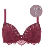 【ブラデリス ニューヨーク/BRADELIS New York】の【BRADELIS New York ブラデリス】ジャクリーンステップ3ブラ24A1 育乳補整 補正 ブラジャー 下着 幅狭ワイヤーでバストを整える ワイン|ID: prp329100004524132 ipo3291000000032002072
