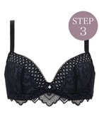 【ブラデリス ニューヨーク/BRADELIS New York】の【BRADELIS New York ブラデリス】ジャクリーンステップ3ブラ24A1 育乳補整 補正 ブラジャー 下着 幅狭ワイヤーでバストを整える ブラック|ID: prp329100004524132 ipo3291000000033301405