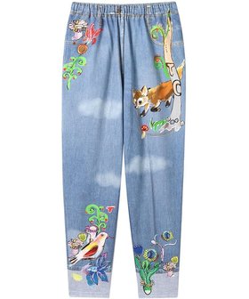 【ツモリチサト スリープ/tsumori chisato SLEEP】のツモリチサト ボトムス 長ズボン ルームウエア 綿100%(本体) ミニ裏毛素材 レディース UOX544 /ワコール 人気、トレンドファッション・服の通販 founy(ファニー) ファッション Fashion レディースファッション WOMEN デニム Denim パジャマ Pajamas プリント Print ボトム Bottom ポケット Pocket |ID:prp329100004524134