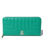 【ランバン オン ブルー/LANVIN en Bleu】のベルシー ラウンドファスナー長財布 グリーン|ID: prp329100004524140 ipo3291000000032002092