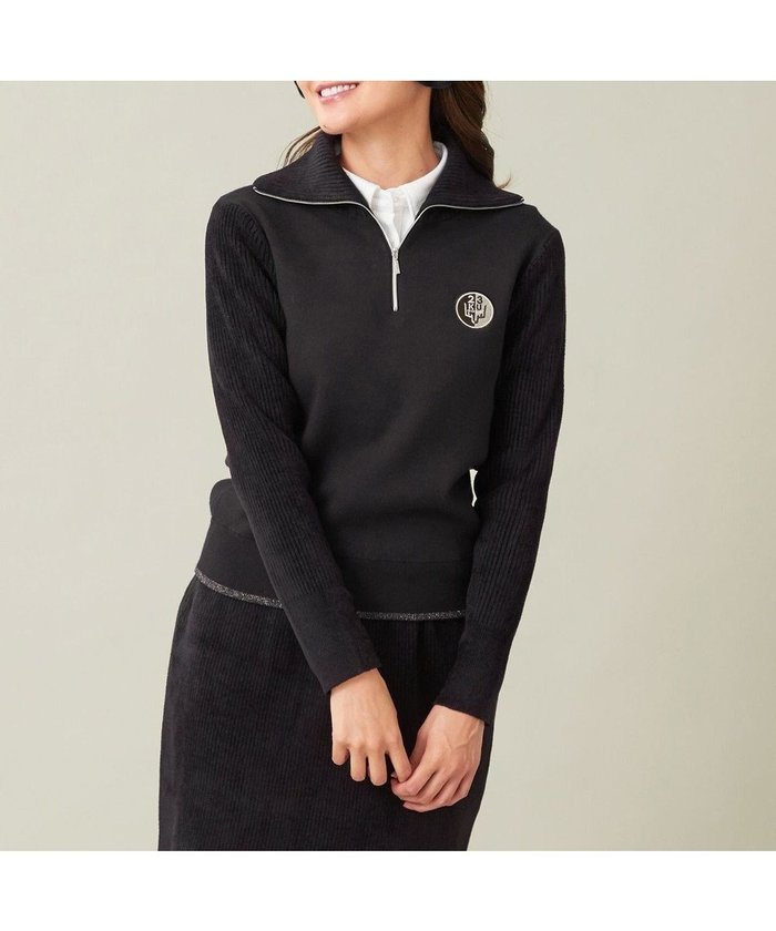 【23区 ゴルフ/NIJYUSANKU GOLF】の【WOMEN】ストレッチモールハーフジップ ニット インテリア・キッズ・メンズ・レディースファッション・服の通販 founy(ファニー) https://founy.com/ ファッション Fashion レディースファッション WOMEN トップス・カットソー Tops/Tshirt ニット Knit Tops ゴルフ Golf インナー Inner シンプル Simple ジップ Zip ストレッチ Stretch スポーティ Sporty セーター Sweater トレンド Trend ベスト Vest A/W・秋冬 Aw・Autumn/Winter・Fw・Fall-Winter |ID: prp329100004524146 ipo3291000000032002115