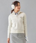 【23区 ゴルフ/NIJYUSANKU GOLF】の【WOMEN】ストレッチモールハーフジップ ニット ホワイト系|ID: prp329100004524146 ipo3291000000032002117