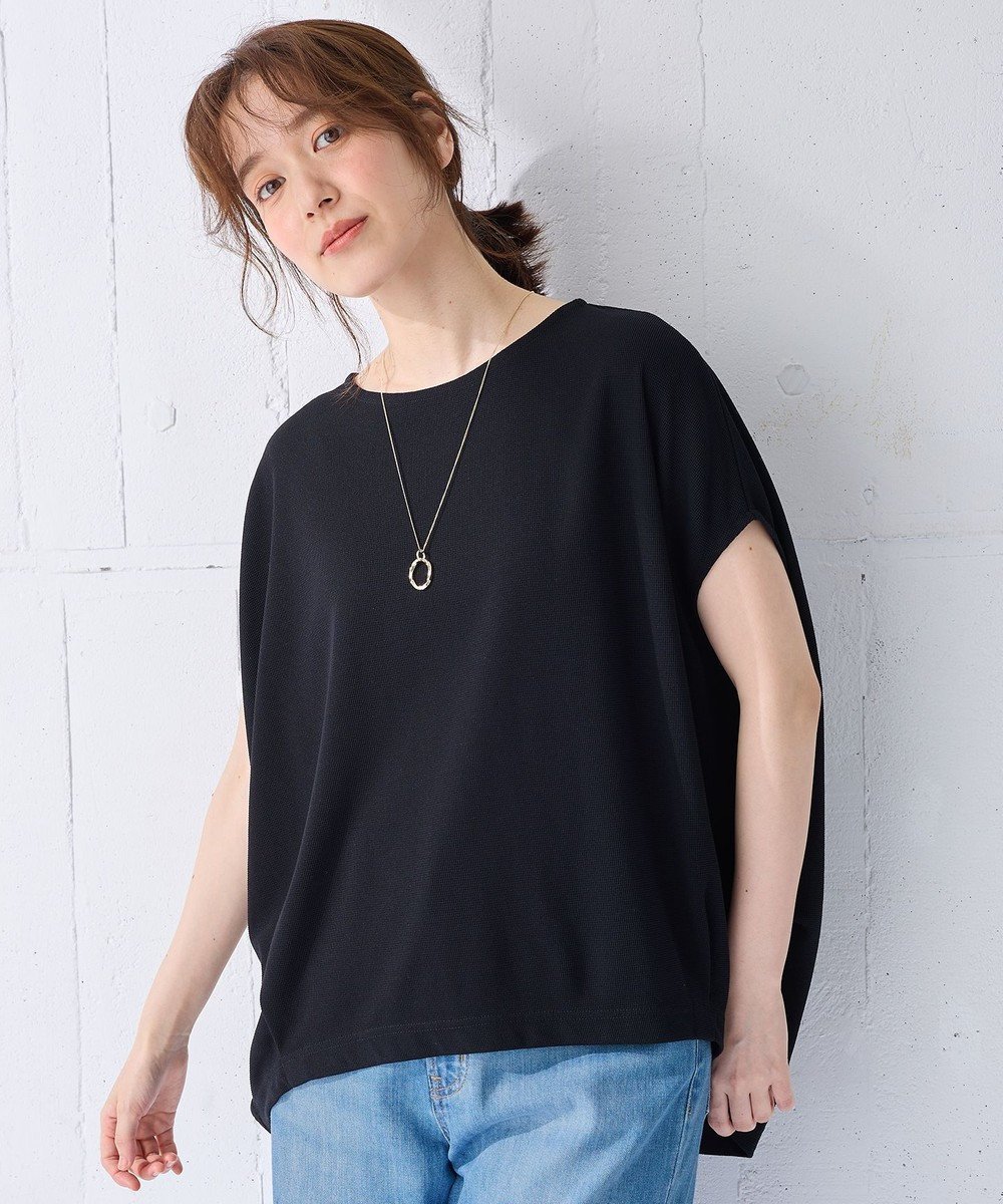【エニィファム/any FAM】の【洗濯機可】ワッフルプルオーバー インテリア・キッズ・メンズ・レディースファッション・服の通販 founy(ファニー) 　ファッション　Fashion　レディースファッション　WOMEN　トップス・カットソー　Tops/Tshirt　シャツ/ブラウス　Shirts/Blouses　ロング / Tシャツ　T-Shirts　プルオーバー　Pullover　カットソー　Cut and Sewn　カットソー　Cut And Sew　シンプル　Simple　ワッフル　Waffle　夏　Summer　春　Spring　S/S・春夏　Ss・Spring/Summer　洗える　Washable　ブラック|ID: prp329100004524149 ipo3291000000032002130