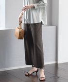 【ジェイ プレス/J.PRESS】の【洗える】T/Rアルガンシルクチェック ワイド パンツ ブラウンチェック系|ID: prp329100004524152 ipo3291000000032002140