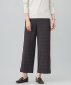 【ジェイ プレス/J.PRESS】の【洗える】T/Rアルガンシルクチェック ワイド パンツ グレーチェック系|ID: prp329100004524152 ipo3291000000032002141