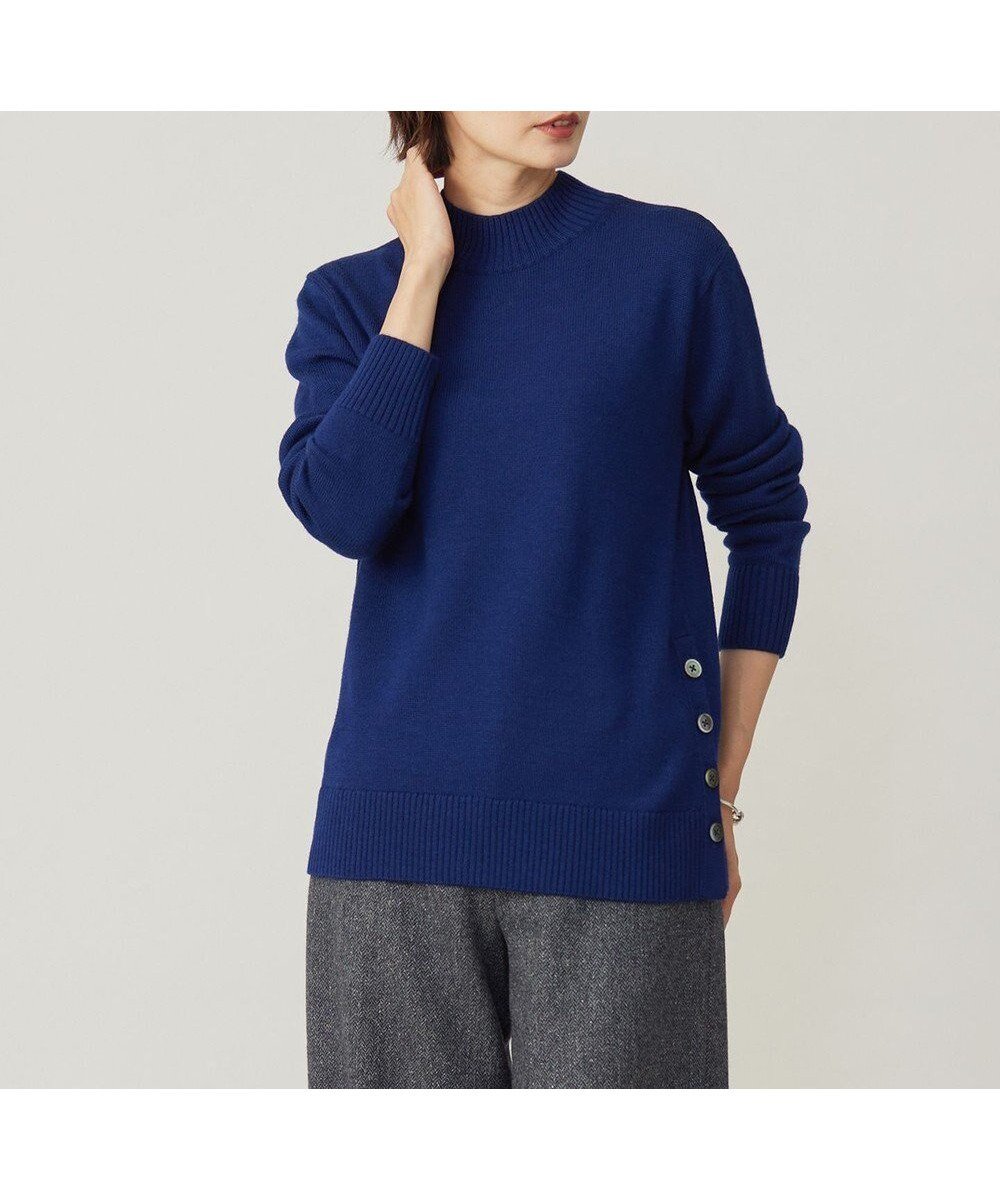 【ジェイ プレス/J.PRESS】の【WEB限定カラーあり・洗える】CLEAR WOOL BLEND ニット インテリア・キッズ・メンズ・レディースファッション・服の通販 founy(ファニー) 　ファッション　Fashion　レディースファッション　Fashion for Women　トップス・カットソー　Cut & Sew Tops　ニット　Knit Tops & Sweaters　シンプル　Simple, Minimal　セーター　Sweater, Knitwear　ハイネック　High Neck, Mock Neck　エレガント 上品　Elegant　洗える　Machine Washable　A/W・秋冬　Autumn/Winter　ブルー系|ID: prp329100004524154 ipo3291000000033640813