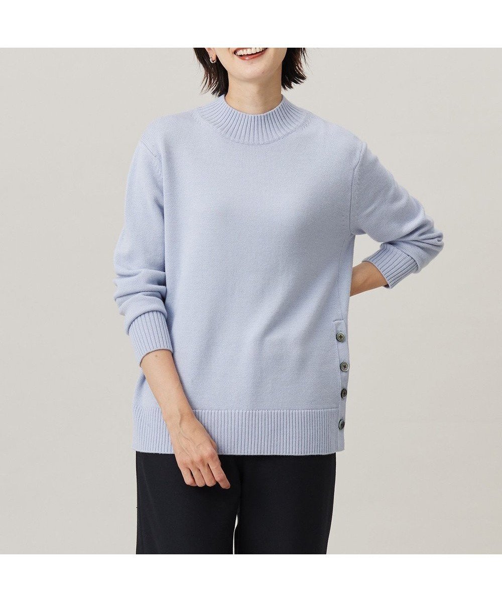 【ジェイ プレス/J.PRESS】の【WEB限定カラーあり・洗える】CLEAR WOOL BLEND ニット インテリア・キッズ・メンズ・レディースファッション・服の通販 founy(ファニー) 　ファッション　Fashion　レディースファッション　Fashion for Women　トップス・カットソー　Cut & Sew Tops　ニット　Knit Tops & Sweaters　シンプル　Simple, Minimal　セーター　Sweater, Knitwear　ハイネック　High Neck, Mock Neck　エレガント 上品　Elegant　洗える　Machine Washable　A/W・秋冬　Autumn/Winter　【WEB限定】ライラックブルー系|ID: prp329100004524154 ipo3291000000033640815