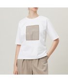 【アイシービー/iCB】の【日本製・接触冷感・UVケア・洗える】ペイズリーレノクロス TEE オフホワイト系|ID: prp329100004524174 ipo3291000000032002217