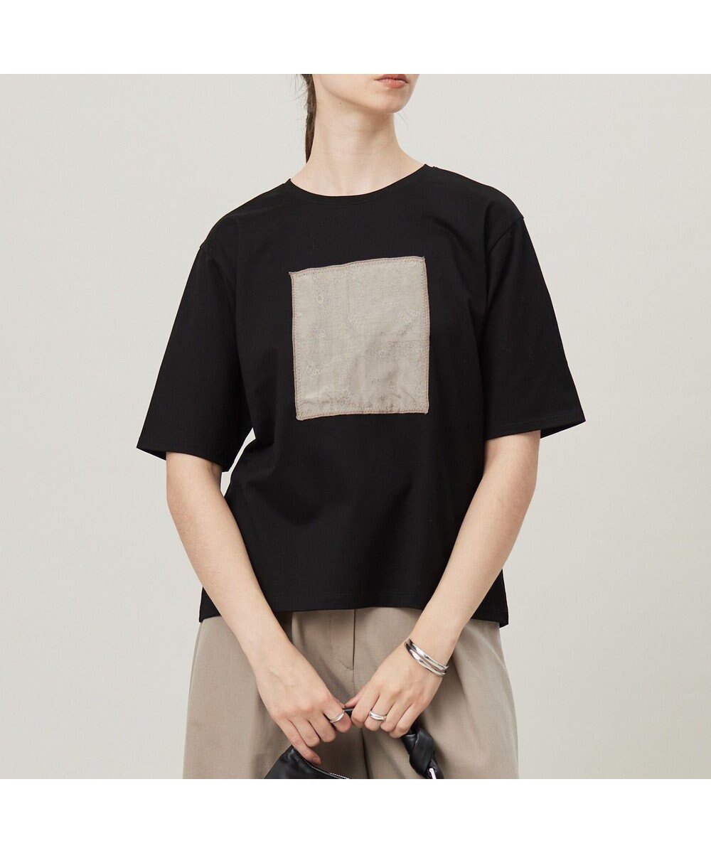 【アイシービー/iCB】の【日本製・接触冷感・UVケア・洗える】ペイズリーレノクロス TEE インテリア・キッズ・メンズ・レディースファッション・服の通販 founy(ファニー) 　ファッション　Fashion　レディースファッション　WOMEN　トップス・カットソー　Tops/Tshirt　シャツ/ブラウス　Shirts/Blouses　ロング / Tシャツ　T-Shirts　カットソー　Cut and Sewn　ウォッシャブル　Washable　春　Spring　洗える　Washable　カットソー　Cut And Sew　シンプル　Simple　ジャージー　Jersey　ペイズリー　Paisley　S/S・春夏　Ss・Spring/Summer　日本製　Made In Japan　夏　Summer　2025年　2025　2025春夏・S/S　Ss,Spring/Summer,2025　ブラック系|ID: prp329100004524174 ipo3291000000032002218