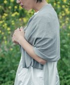 【アンドウール/AND WOOL】の〈上質な素材と手仕事から生まれた優しいニット〉コットンシルクカシミヤのストール グレー|ID: prp329100004524186 ipo3291000000032002266