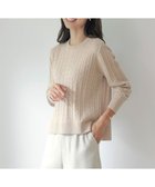 【ジェイ プレス/J.PRESS】の【洗える】WOOL BLEND AIR クルーネック ニット ベージュ系|ID: prp329100004524194 ipo3291000000032002302