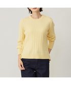 【ジェイ プレス/J.PRESS】の【洗える】WOOL BLEND AIR クルーネック ニット イエロー系|ID: prp329100004524194 ipo3291000000032002306
