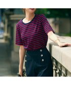 【23区/NIJYUSANKU】の【洗える】Armor-lux スムース 半袖 カットソー レッド×ネイビーボーダー|ID: prp329100004524245 ipo3291000000032002442