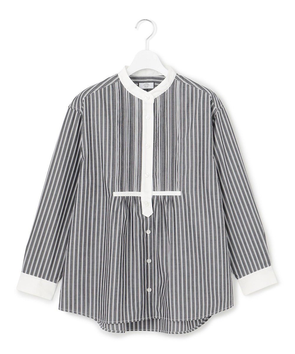 【ジェイプレスヨークストリート/J.PRESS YORK STREET】の【WOMEN】コットンタイプライター ブラウス インテリア・キッズ・メンズ・レディースファッション・服の通販 founy(ファニー) 　ファッション　Fashion　レディースファッション　WOMEN　トップス・カットソー　Tops/Tshirt　シャツ/ブラウス　Shirts/Blouses　春　Spring　タイプライター　Typewriter　タンブラー　Tumbler　チュニック　Tunic　ドレープ　Drape　バランス　Balance　S/S・春夏　Ss・Spring/Summer　夏　Summer　ブラック系2|ID: prp329100004524253 ipo3291000000032002474
