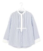 【ジェイプレスヨークストリート/J.PRESS YORK STREET】の【WOMEN】コットンタイプライター ブラウス ブルー系2|ID: prp329100004524253 ipo3291000000032002476