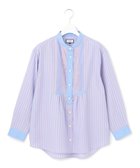 【ジェイプレスヨークストリート/J.PRESS YORK STREET】の【WOMEN】コットンタイプライター ブラウス サックスブルー系2|ID: prp329100004524253 ipo3291000000032002478