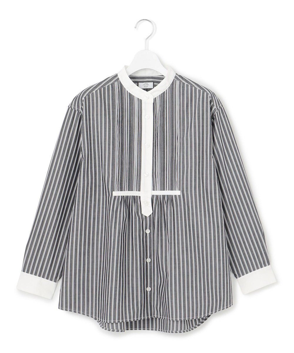 【ジェイプレスヨークストリート/J.PRESS YORK STREET】の【WOMEN】コットンタイプライター ブラウス インテリア・キッズ・メンズ・レディースファッション・服の通販 founy(ファニー) 　ファッション　Fashion　レディースファッション　Ladies' Fashion Online　トップス・カットソー　Tops/Tshirt　シャツ/ブラウス　Shirts/Blouses　春　Spring　タイプライター　Typewriter　タンブラー　Tumbler　チュニック　Tunic　ドレープ　Drape　バランス　Balance　S/S・春夏　Ss・Spring/Summer　夏　Summer　ブラック系2|ID: prp329100004524253 ipo3291000000032662874