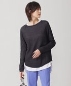 【アイシービー/iCB】の【洗える】 ペーパーブレンドシャインニット プルオーバー チャコール系|ID: prp329100004524368 ipo3291000000032002944