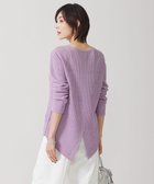 【アイシービー/iCB】の【洗える】 ペーパーブレンドシャインニット プルオーバー グレープ系|ID: prp329100004524368 ipo3291000000032002946