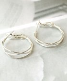 【ティアクラッセ/Tiaclasse】の【金属アレルギー対応】 ワイヤーフープピアス シルバー|ID: prp329100004524393 ipo3291000000032647905