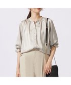 【自由区/JIYU-KU】の【カタログ掲載・WEB 一部店舗限定・セットアップ対応・洗える】セミブライトサテン ブラウス 人気、トレンドファッション・服の通販 founy(ファニー) ファッション Fashion レディースファッション WOMEN トップス・カットソー Tops/Tshirt シャツ/ブラウス Shirts/Blouses セットアップ Setup トップス Tops おすすめ Recommend ギャザー Gather サテン Satin シルク Silk セットアップ Set Up ドレープ Drape パール Pearl エレガント 上品 Elegant 夏 Summer 春 Spring S/S・春夏 Ss・Spring/Summer 洗える Washable thumbnail ダークサンド|ID: prp329100004524397 ipo3291000000032003050