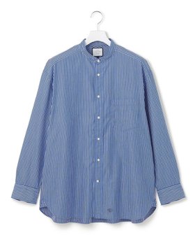 【ジェイプレスヨークストリート/J.PRESS YORK STREET】の【UNISEX】ストライプ バンドカラーシャツ 人気、トレンドファッション・服の通販 founy(ファニー) ファッション Fashion レディースファッション Fashion for Women トップス・カットソー Cut & Sew Tops シャツ・ブラウス・オフィスカジュアル Elegant Blouses & Button-Ups ユニセックス Unisex, Genderless おすすめ Recommended / Our Picks インナー Innerwear ストライプ Stripe, Striped Pattern A/W・秋冬 Autumn/Winter |ID:prp329100004524400