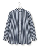 【ジェイプレスヨークストリート/J.PRESS YORK STREET】の【UNISEX】ストライプ バンドカラーシャツ 人気、トレンドファッション・服の通販 founy(ファニー) ファッション Fashion レディースファッション Fashion for Women トップス・カットソー Cut & Sew Tops シャツ・ブラウス・オフィスカジュアル Elegant Blouses & Button-Ups ユニセックス Unisex, Genderless おすすめ Recommended / Our Picks インナー Innerwear ストライプ Stripe, Striped Pattern A/W・秋冬 Autumn/Winter thumbnail ネイビー系1|ID: prp329100004524400 ipo3291000000033661580