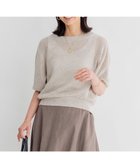 【23区/NIJYUSANKU】のピュアリネン パフスリーブ ニット ベージュ系|ID: prp329100004524408 ipo3291000000032003097