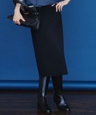 【23区/NIJYUSANKU】の【洗える】ヴィスコースストレッチ タイトスカート ブラック系|ID: prp329100004524415 ipo3291000000032003127