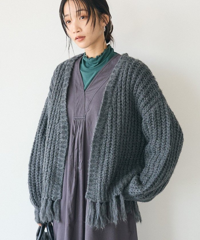 【クラフトスタンダードブティック/CRAFT STANDARD BOUTIQUE】の洗える/フリンジニットカーディガン インテリア・キッズ・メンズ・レディースファッション・服の通販 founy(ファニー) https://founy.com/ ファッション Fashion レディースファッション WOMEN トップス・カットソー Tops/Tshirt ニット Knit Tops カーディガン Cardigans アクリル Acrylic 洗える Washable カーディガン Cardigan トレンド Trend フリンジ Fringe ポケット Pocket リラックス Relax A/W・秋冬 Aw・Autumn/Winter・Fw・Fall-Winter 2024年 2024 2024-2025秋冬・A/W Aw/Autumn/Winter/Fw/Fall/2024-2025 |ID: prp329100004524420 ipo3291000000032003152