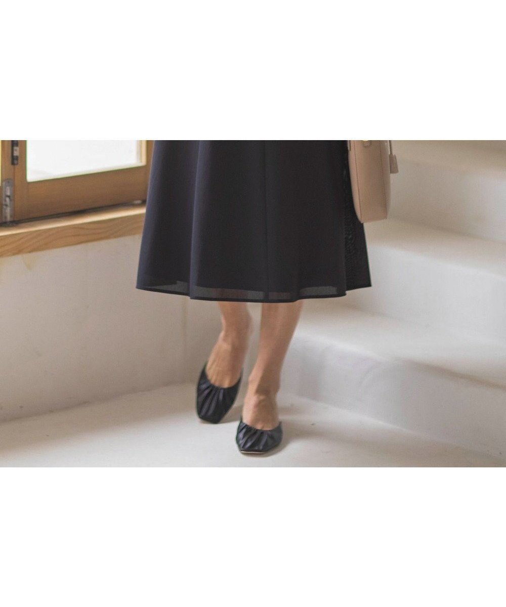 【ジェイ プレス/J.PRESS】の【洗える】シアートリコット フレアー スカート インテリア・キッズ・メンズ・レディースファッション・服の通販 founy(ファニー) 　ファッション　Fashion　レディースファッション　Fashion for Women　スカート　Skirts　春　Spring　洗える　Machine Washable　コンパクト　Compact, Small Size　シアー　Sheer, See-Through　シンプル　Simple, Minimal　セットアップ　Set-Up, Coordinated Outfit　定番　Standard, Basic Item　バランス　Balance, Style Balance　フェミニン　Feminine, Girly　フレアースカート　Flared Skirt, A-Line Skirt　ポケット　Pocket, Pocket Detail　S/S・春夏　SS, Spring/Summer, Warm Season　おすすめ　Recommended / Our Picks　夏　Summer　ブラック系|ID: prp329100004524443 ipo3291000000034253193