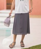 【ジェイ プレス/J.PRESS】の【洗える】シアートリコット フレアー スカート グレー系|ID: prp329100004524443 ipo3291000000034253194