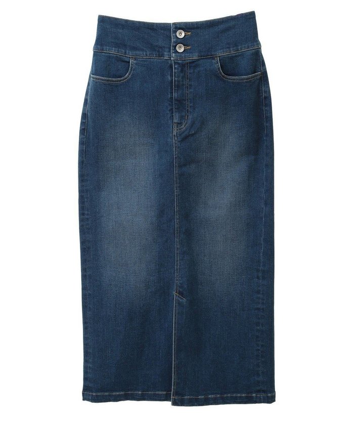 【イェッカ ヴェッカ/YECCA VECCA】のハイウエストデニムスカート インテリア・キッズ・メンズ・レディースファッション・服の通販 founy(ファニー) https://founy.com/ ファッション Fashion レディースファッション WOMEN スカート Skirt デニムスカート Denim Skirts おすすめ Recommend ストレッチ Stretch スマート Smart デニム Denim フィット Fit ポケット Pocket 夏 Summer S/S・春夏 Ss・Spring/Summer A/W・秋冬 Aw・Autumn/Winter・Fw・Fall-Winter |ID: prp329100004524487 ipo3291000000032003445