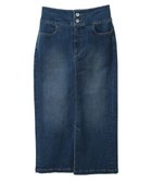【イェッカ ヴェッカ/YECCA VECCA】のハイウエストデニムスカート Indigo|ID: prp329100004524487 ipo3291000000032003447