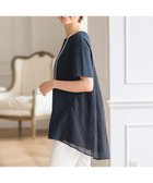 【自由区/JIYU-KU】の【WEB限定・洗える・XSサイズあり】レースコンビ カットソー ネイビー系|ID: prp329100004524489 ipo3291000000032003456